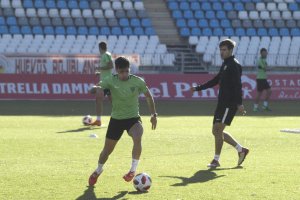 Gaspar inició el entrenamiento con el grupo.