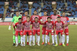 El once del Almería ante el Reus.