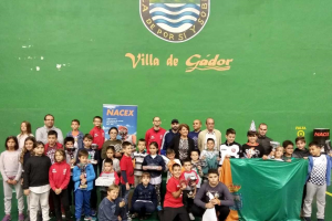 El cuadro de honor tras el provincial.