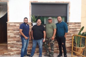 Santiago Martínez, su padre Santiago, Manuel Santiago y Cristóbal Cortés, los cuatro héroes que evitaron una violación.