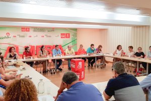 Ejecutiva provincial del PSOE.
