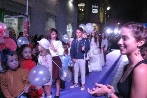 Protagonizaron la micropasarela niños de Asalsido Down y la ONCE.