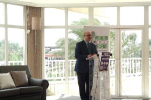 Antonio Bañón durante su intervención
