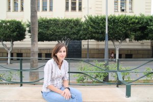 María Tejeira, en La Rambla