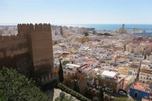 Vista de la ciudad desde La Alcazaba.