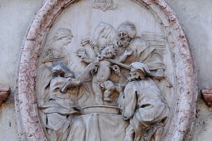 Martirio del Beato Simónino,  Palazzo Salvadori, Trento.