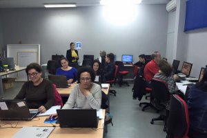 Imagen de una de las clases de Aula Mentor.