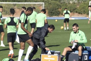 Samu de los Reyes junto a Fran Fernández.