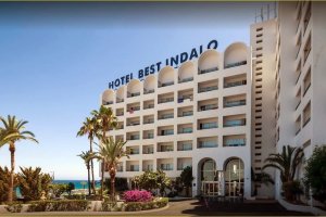 El Hotel Indalo fue el primero que se construyó en la costa mojaquera.