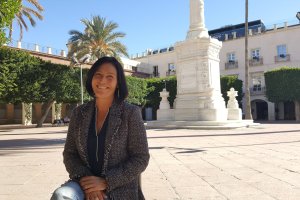 La gerente de Almería Centro cree firmemente en las ventajas del comercio clásico.