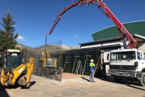 Maquinaria en el Centro de Conservación de Chirivel.