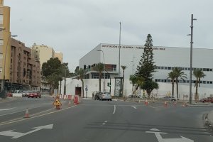 Así está actualmente las obras de construcción de la rotonda