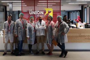 De izquierda a derecha: Joaquín Pozo , Egor Kashirskikh, Natalia Chursina, Emilio de la Cal, Polina Pavlova, Anton Gumenny.