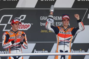 Pedrosa ha logrado tres títulos Mundiales, 54 victorias y ha batido numerosos récords