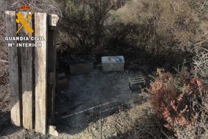 El hombre fue sorprendido en un paraje de Tabernas.