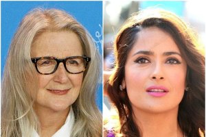 La directora Sally Potter y la actriz Salma Hayek.
