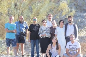 Equipo del cortometraje \'La Boda\'.