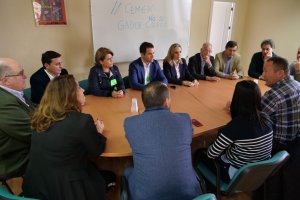 Reunión con el Comité de Empresa de Cemex en Gádor.