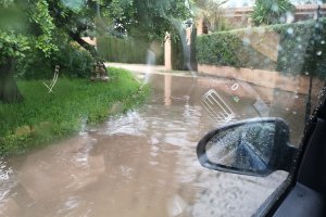 Imagen de las lluvias caídas esta semana en el Levante almeriense.