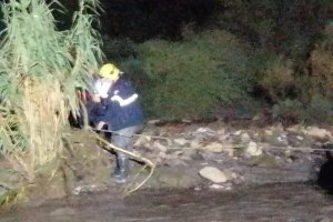 Actuación esta noche de Bomberos del Levante en Carboneras.
