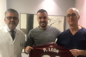 De Prado y Ripoll con Pedro León.