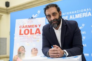 El actor Moreno Borja, en la ficción padre de Lola, presentó ayer la cinta en Fical.