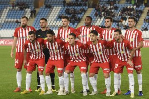 El once del Almería ante el Depor.
