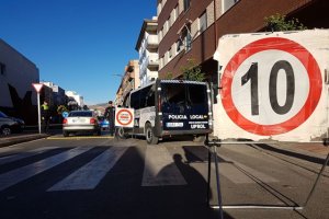 Imagen de archivo de un control policial.