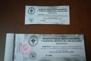 Foto difundida en las redes por la Cofradía Nazareno Dolores de Benahadux.