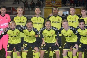 Este es el once titular del Nástic en Villafranca.