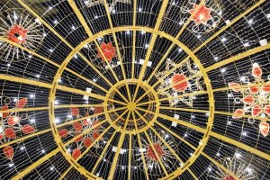 Decoración extraordinaria de Navidad en la capital el pasado año.