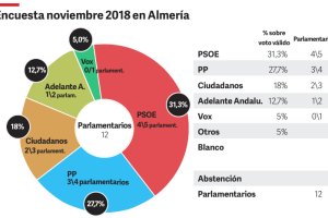 Encuesta de intención de voto de noviembre 2018.