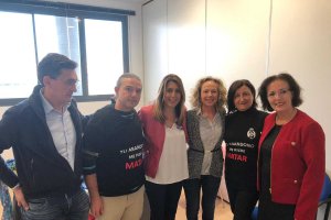 Susana Díaz conoce los problemas del personal de Prisiones.