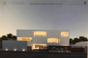 Imagen del proyecto que muestra cómo será el futuro edificio de la Escuela Municipal de Música.