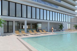 Imagen   virtual del hotel proyectado por Playa Senator.