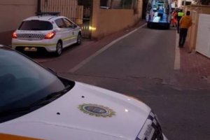 Imagen cedida por la Red Ciudadanos de Roquetas de Mar del lugar de los hechos.