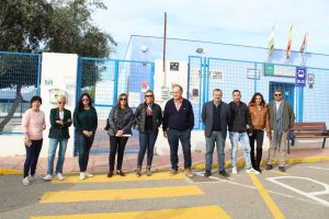 Reivindicación por el transporte escolar días atrás en el municipio de Pulpí.