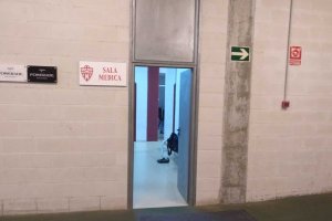 La sala médica del Almería se ha quedado vacía.