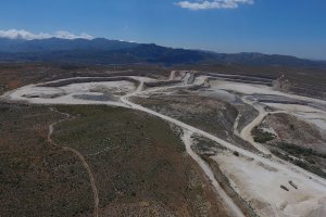 Cantera   de yeso de Placo en Sorbas.