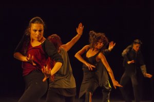 Momento del espectáculo \'Los repudiados\'.