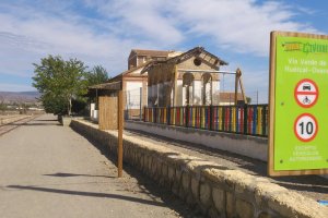 La rehabilitada estación de tren se sumará a la oferta de la Vía Verde.