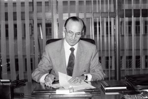 Juan del Águila en los años 80.