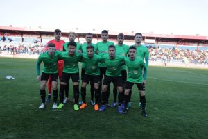 El once del Almería B.