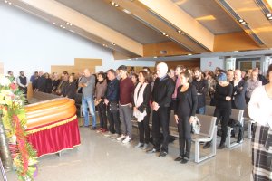 El mundo empresarial, bancario, institucional y social arroparon a la familia del fundador de la Caja Rural de Almería (Cajamar).