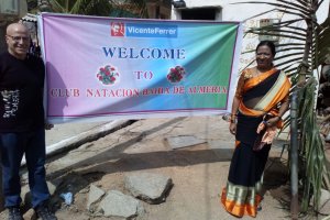 Adrían en la India.