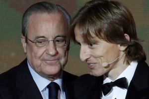 Presidente y jugador de gala.