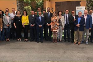 Acto  en Vera del Plan de Promoción con el consejero Francisco Francisco J. Fernández.