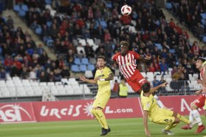 Sekou remata a gol ante el Valladolid.