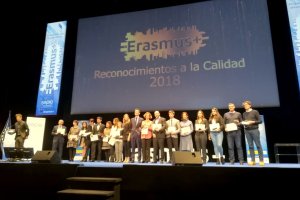 Entrega del Premio de Calidad Erasmus a la UAL.