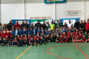 La gran familia del fútbol bebé.